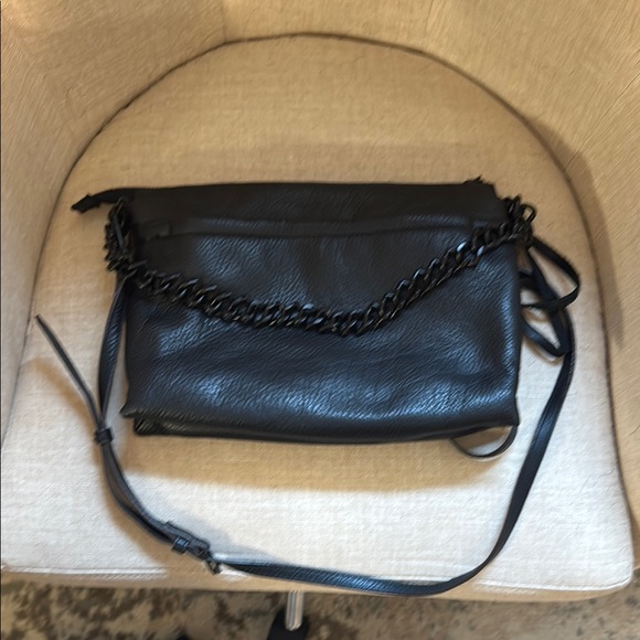Black Leather Women's Bag - Picture 3 of 3